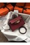 Hermes Kelly 19cm Shoulder Bags Epsom Leather KL19 fuchsia  Replica