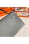 Hermes Kelly 19cm Shoulder Bags Epsom Leather KL19 Gold hardware Almond green  Replica