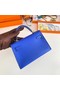Hermes Kelly 19cm Shoulder Bags Epsom Leather KL19 Gold hardware Electro optic blue  Replica