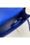 Hermes Kelly 19cm Shoulder Bags Epsom Leather KL19 Gold hardware Electro optic blue  Replica