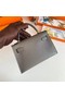 Hermes Kelly 19cm Shoulder Bags Epsom Leather KL19 Gold hardware gray  Replica
