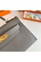 Hermes Kelly 19cm Shoulder Bags Epsom Leather KL19 Gold hardware gray  Replica
