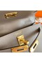 Hermes Kelly 19cm Shoulder Bags Epsom Leather KL19 Gold hardware gray  Replica