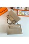 Hermes Kelly 19cm Shoulder Bags Epsom Leather KL19 Gold hardware Pearl grey  Replica