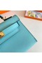 Hermes Kelly 19cm Shoulder Bags Epsom Leather KL19 Gold hardware sky blue  Replica