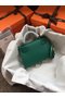 Hermes Kelly 19cm Shoulder Bags Epsom Leather KL19 green  Replica