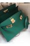 Hermes Kelly 19cm Shoulder Bags Epsom Leather KL19 green  Replica