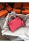 Hermes Kelly 19cm Shoulder Bags Epsom Leather KL19 rose  Replica
