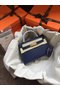 Hermes Kelly 19cm Shoulder Bags Epsom Leather KL19 Royal Blue  Replica