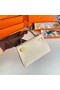 Hermes Kelly 19cm Shoulder Bags Epsom Leather KL19 Silver hardware Cream&yellow  Replica