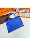 Hermes Kelly 19cm Shoulder Bags Epsom Leather KL19 Silver hardware Electro optic blue  Replica