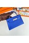 Hermes Kelly 19cm Shoulder Bags Epsom Leather KL19 Silver hardware Electro optic blue  Replica