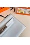 Hermes Kelly 19cm Shoulder Bags Epsom Leather KL19 Silver hardware Glacier blue  Replica