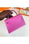 Hermes Kelly 19cm Shoulder Bags Epsom Leather KL19 Silver hardware Lavender  Replica