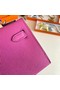 Hermes Kelly 19cm Shoulder Bags Epsom Leather KL19 Silver hardware Lavender  Replica