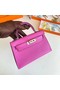 Hermes Kelly 19cm Shoulder Bags Epsom Leather KL19 Silver hardware Lavender  Replica