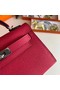 Hermes Kelly 19cm Shoulder Bags Epsom Leather KL19 Silver hardware rose  Replica