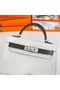 Hermes Kelly 19cm Shoulder Bags Epsom Leather KL19 Silver hardware white&black  Replica