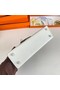 Hermes Kelly 19cm Shoulder Bags Epsom Leather KL19 Silver hardware white&black  Replica