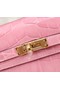Hermes Kelly 19cm Tote Bag crocodile Leather KL19 pink  Replica