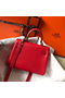 Hermes Kelly 20cm Bag In Red Clemence Leather GHW  Replica