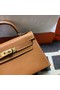 Hermes Kelly 20cm Tote Bag Original Epsom Leather KL20 Camel  Replica