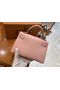 Hermes Kelly 22cm 25cm Tote Original Epsom Leather Bag KL22 KL25 Nude Pink  Replica