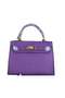 Hermes Kelly 22cm Tote Bag Calfskin Leather Purple  Replica