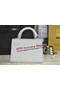 Hermes Kelly 22cm Tote Bag Calfskin Leather White  Replica