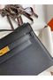 Hermes Kelly 22cm Tote Bag Original Leather KL22 Black  Replica