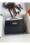 Hermes Kelly 22cm Tote Bag Original Leather KL22 Black  Replica