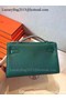 Hermes Kelly 22cm Tote Bag Original Leather KL22 Dark Green  Replica