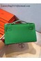 Hermes Kelly 22cm Tote Bag Original Leather KL22 Green  Replica