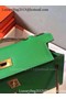 Hermes Kelly 22cm Tote Bag Original Leather KL22 Green  Replica