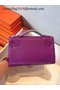Hermes Kelly 22cm Tote Bag Original Leather KL22 Purple  Replica