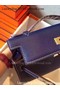 Hermes Kelly 22cm Tote Bag Original Leather KL22 Royal  Replica
