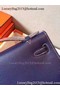 Hermes Kelly 22cm Tote Bag Original Leather KL22 Royal  Replica