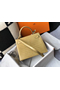 Hermes Kelly 25cm Handmade Bag In Jaune Poussin Embossed Crocodile Leather  Replica