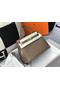 Hermes Kelly 25cm Handmade Bag In Taupe Embossed Crocodile Leather  Replica