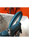 Hermes Kelly 25cm Retourne Bag In Blue Jean Clemence Leather  Replica