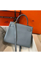 Hermes Kelly 25cm Retourne Bag In Blue Lin Clemence Leather  Replica