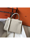 Hermes Kelly 25cm Retourne Bag In Craie Clemence Leather  Replica