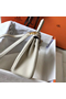 Hermes Kelly 25cm Retourne Bag In Craie Clemence Leather  Replica