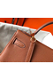 Hermes Kelly 25cm Retourne Bag In Gold Clemence Leather  Replica