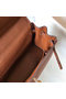 Hermes Kelly 25cm Retourne Bag In Gold Clemence Leather  Replica