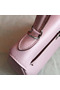 Hermes Kelly 25cm Retourne Handmade Bag In Rose Dragee Swift Leather  Replica