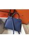 Hermes Kelly 25cm Sellier Bag In Agate Blue Epsom Leather  Replica