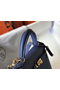 Hermes Kelly 25cm Sellier Bag In Agate Blue Epsom Leather  Replica