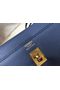 Hermes Kelly 25cm Sellier Bag In Agate Blue Epsom Leather  Replica