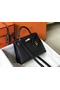 Hermes Kelly 25cm Sellier Bag In Black Epsom Leather  Replica
